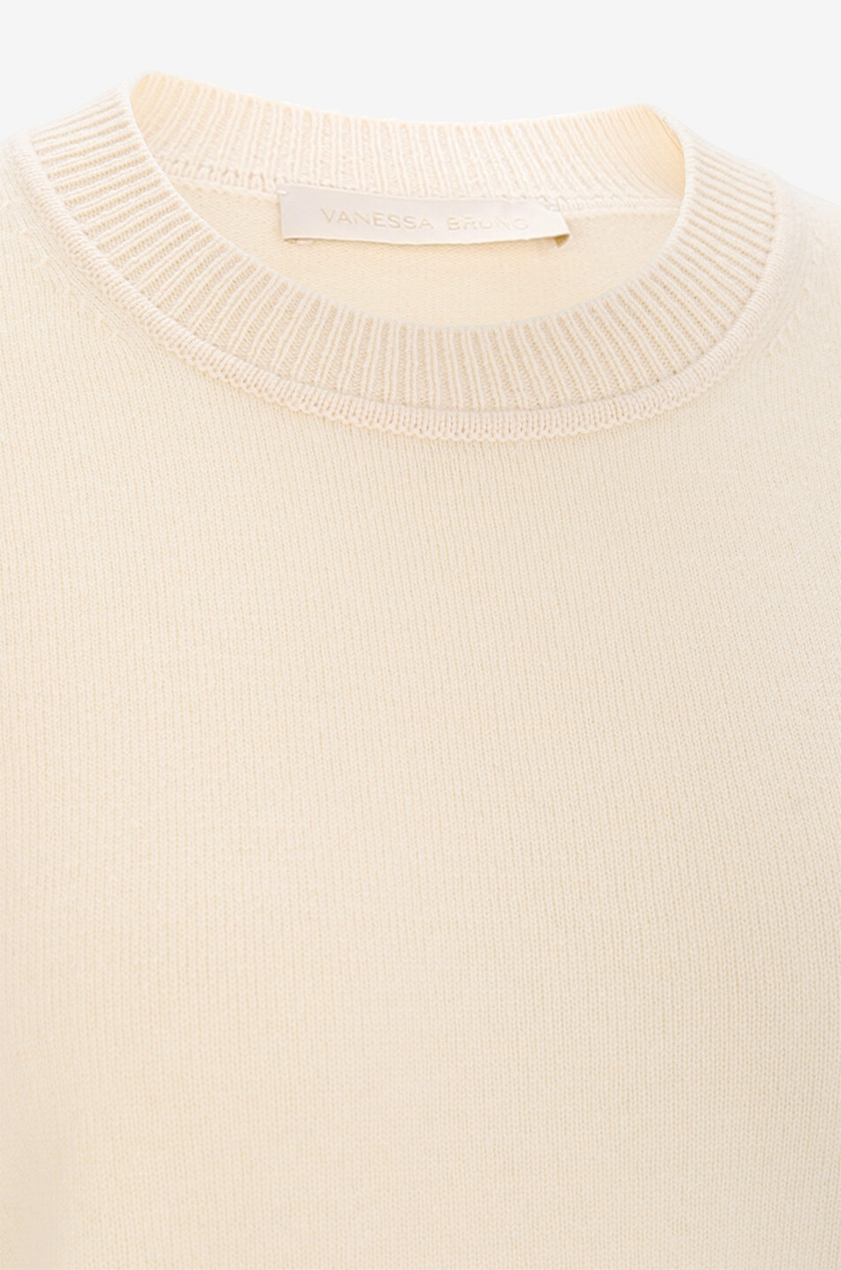 VANESSA BRUNO Bill fine oversize wool jumper Women EGGSHELL 3