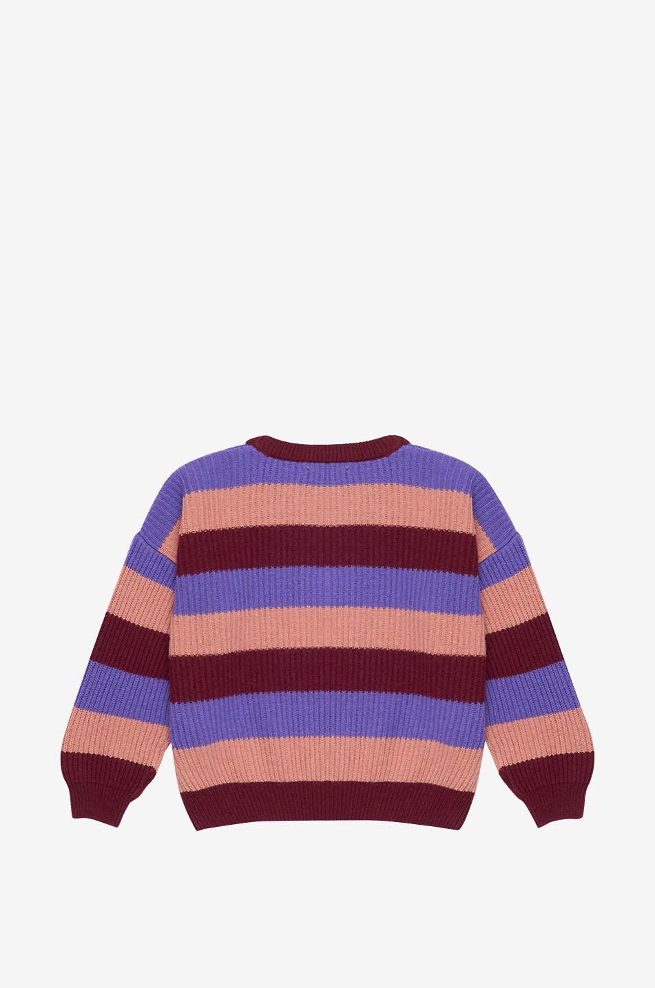 Gestreifter Mädchen-Pullover aus Wollmix Cruz