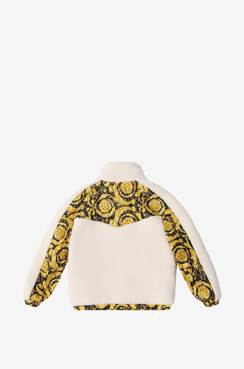 Kinder-Materialmix-Jacke Barocco Teddy