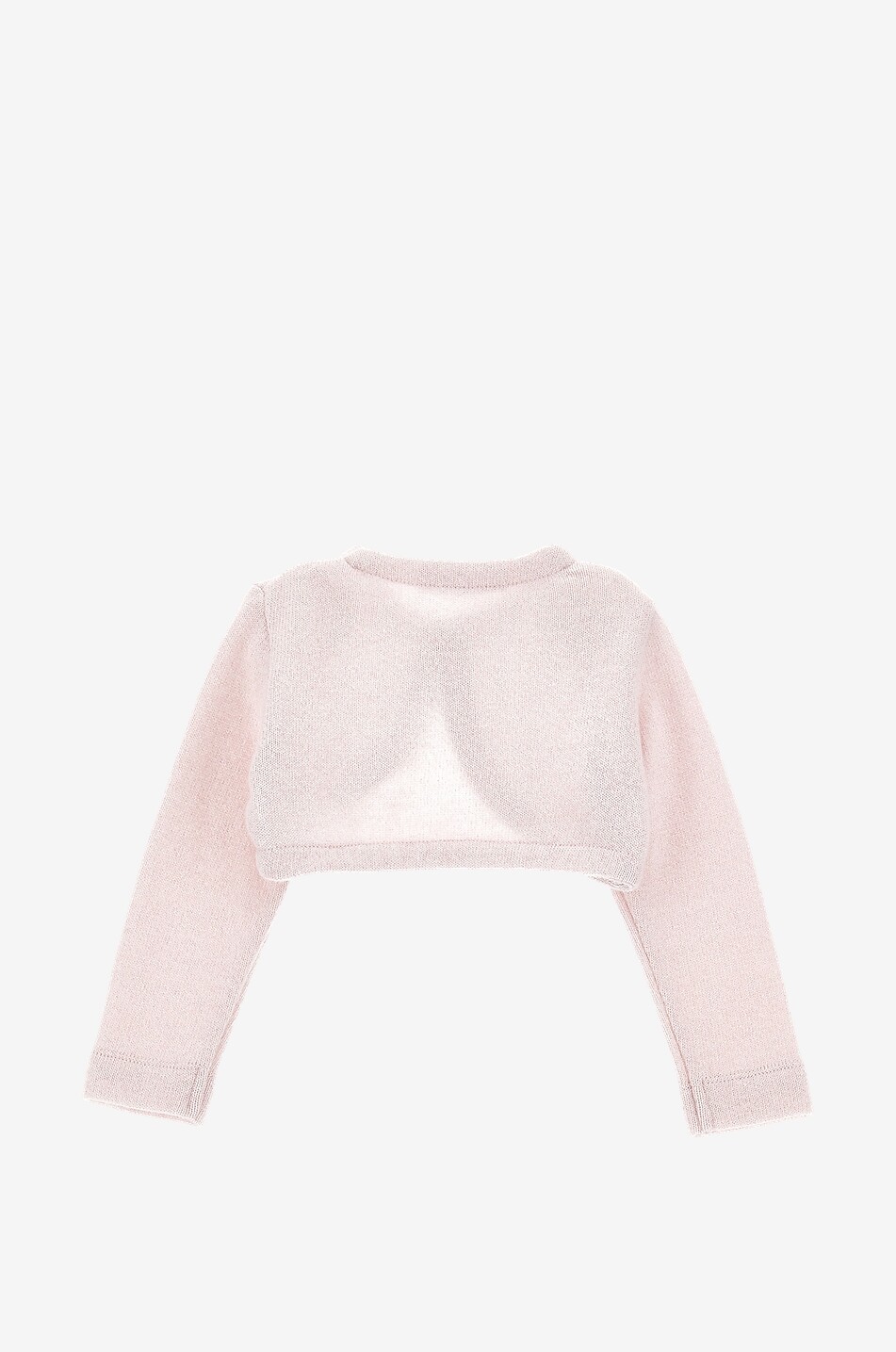 MONNALISA Cardigan bébé raccourci en maille lurex Bébé ROSE 2