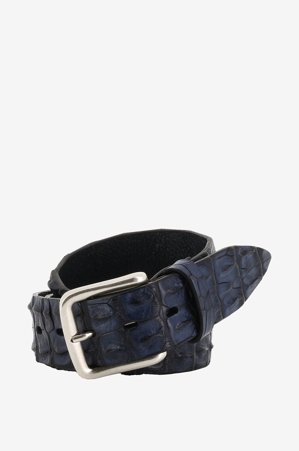 Schiena crocodile leather belt