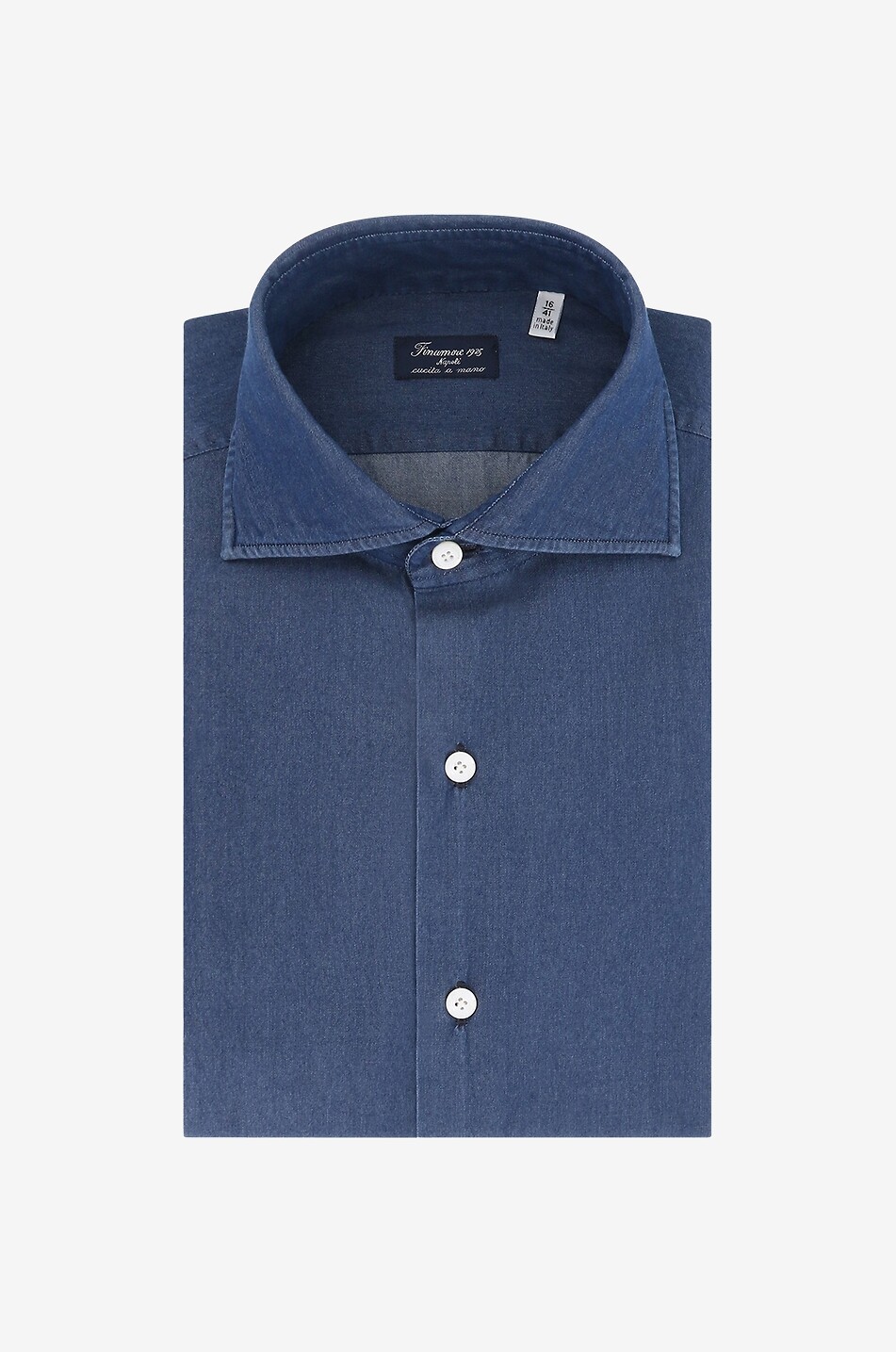 Eduardo denim long-sleeved shirt