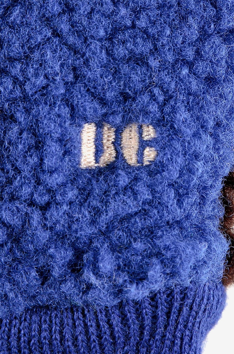 BOBO CHOSES Color Block children's plush mittens Girl MEDIUM BLUE 3