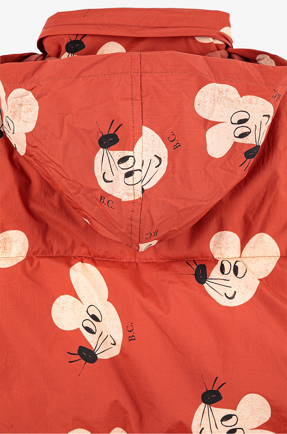 BOBO CHOSES Mouse All Over boy's convertible parka Boy ORANGE 4