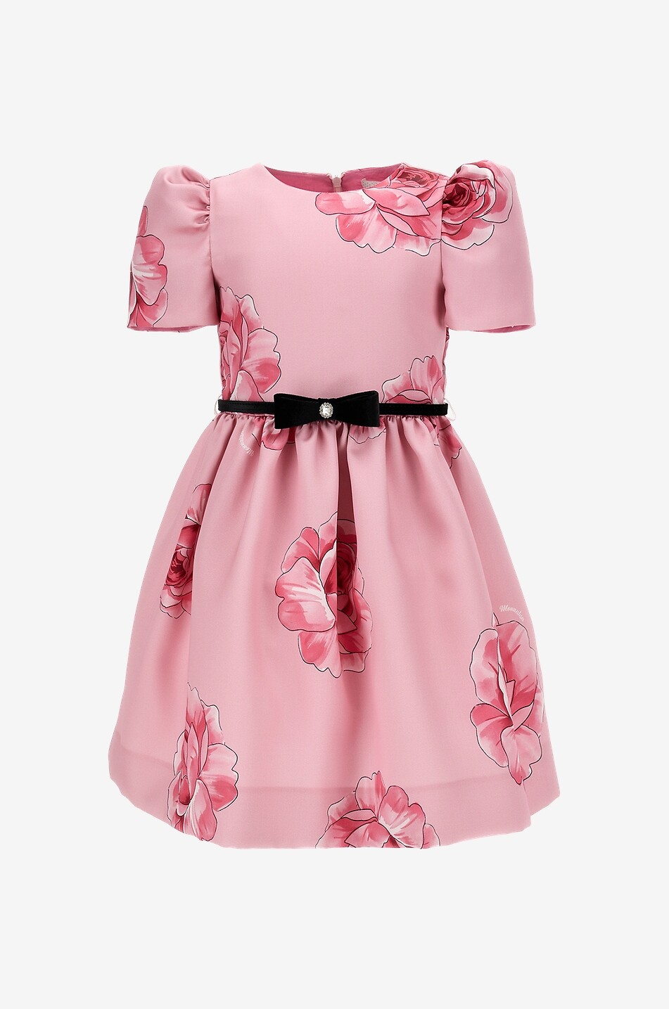 Festliches Mädchenkleid mit Rosenprint