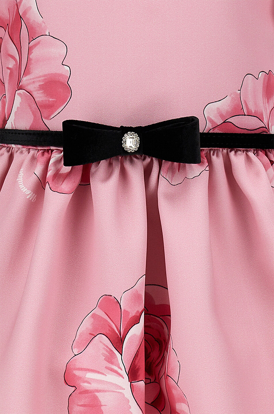 Festliches Mädchenkleid mit Rosenprint
