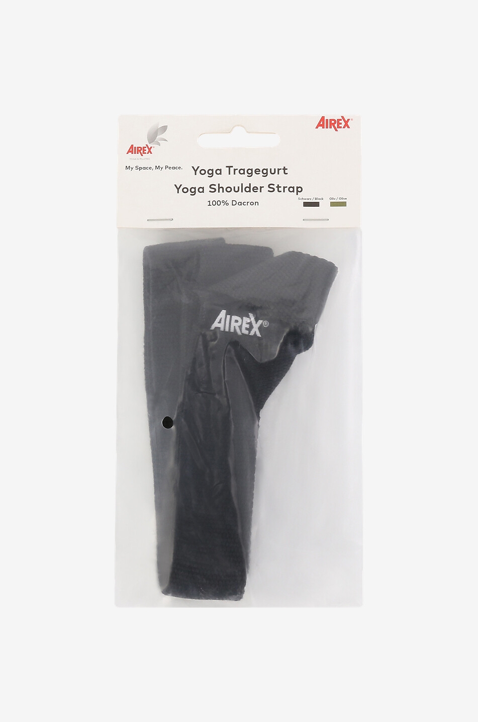 AIREX Tragegurt für Yogamatte Damen SCHWARZ 1