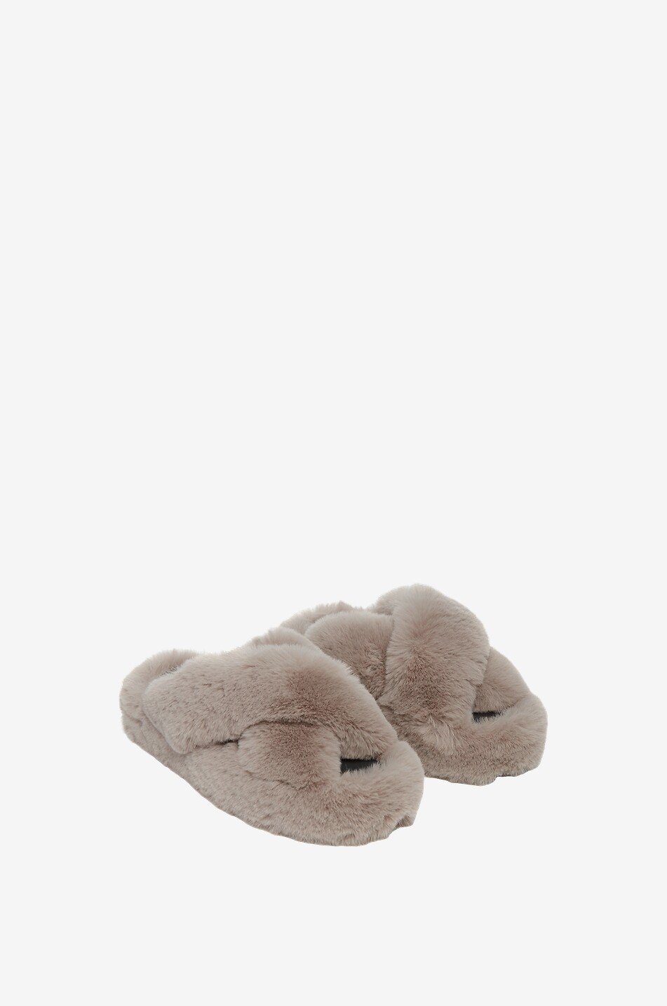 APPARIS Plüsch-Pantoffeln Biba 2 Damen BRAUN 2