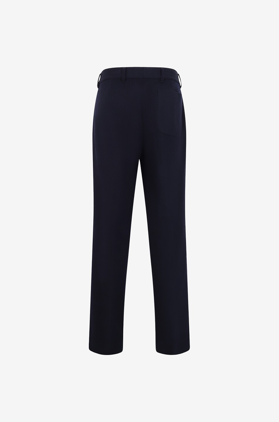 Jersey jacquard straight-leg trousers