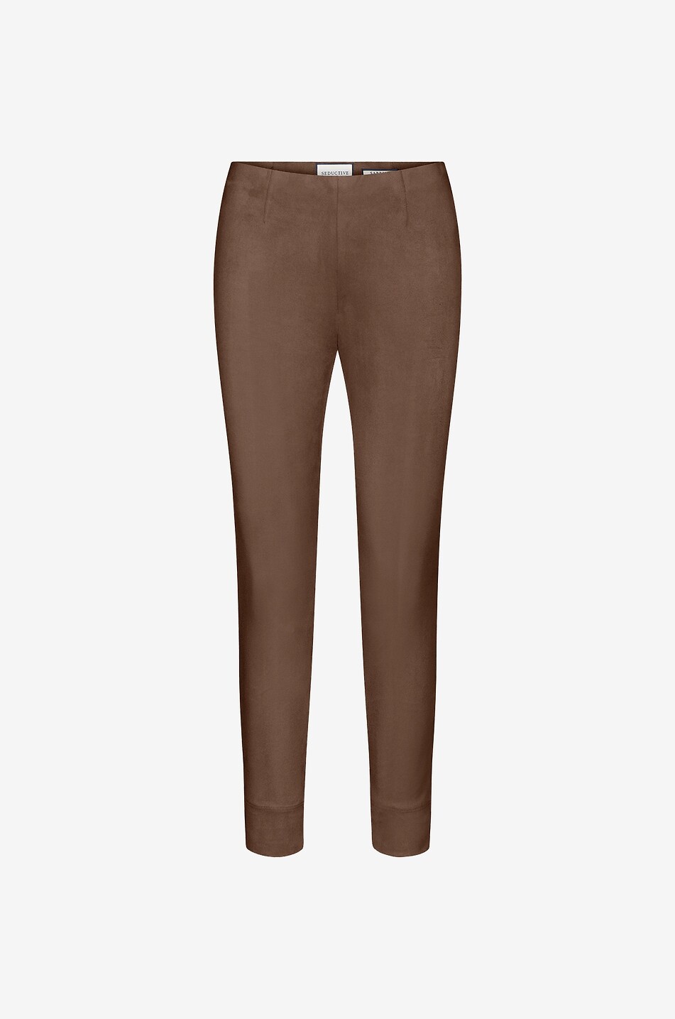 Pantalon skinny en suédine Sabrina