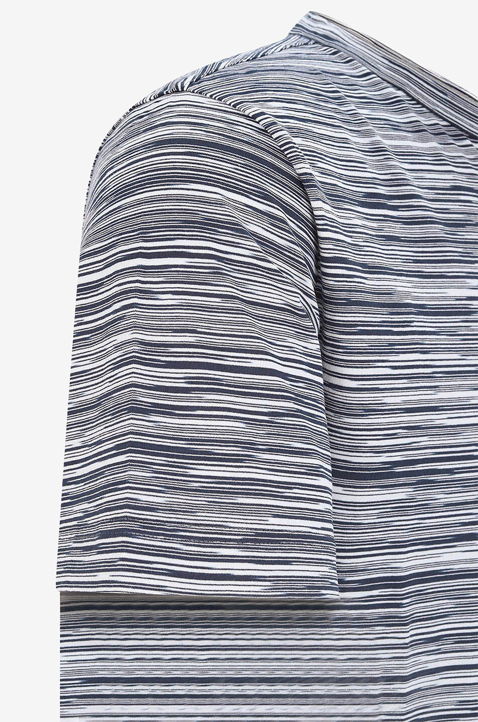 MISSONI T-Shirt mit unregelmässigen feinen Streifen Herren DUNKELBLAU 3
