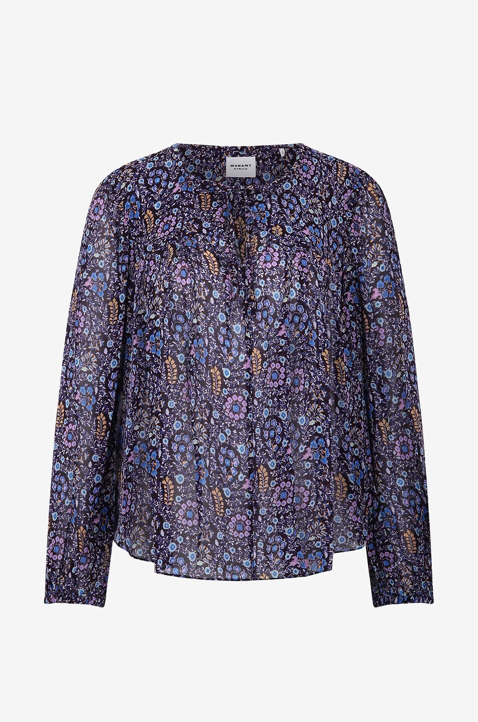 Daytonea floral diaphanous blouse