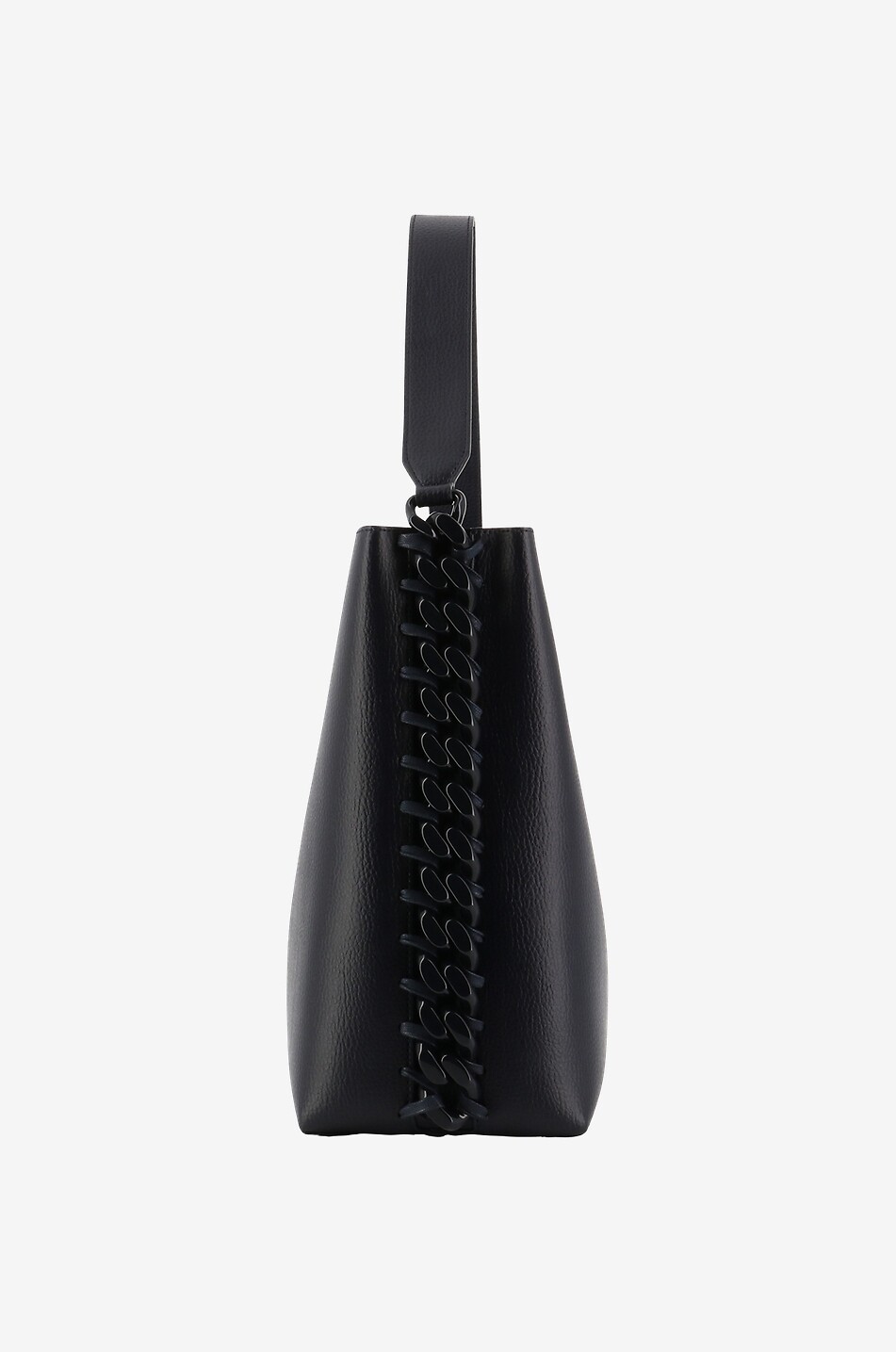 STELLA McCARTNEY Sac à main en cuir grainé synthétique Frayme Femme BLEU FONCE 4