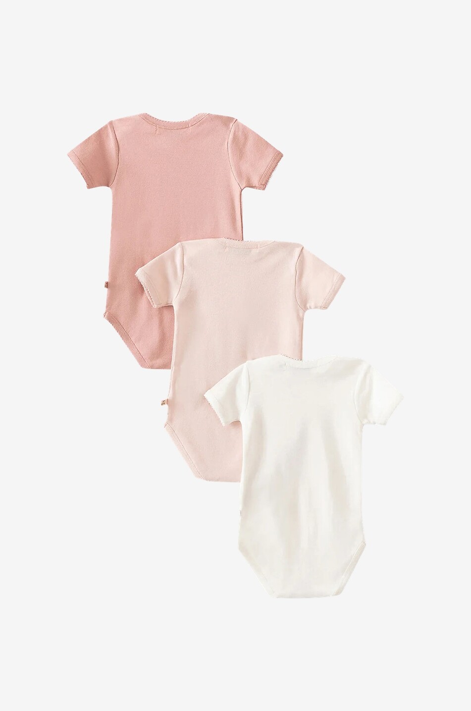 Set mit 3 Baby-Bodys aus Jersey