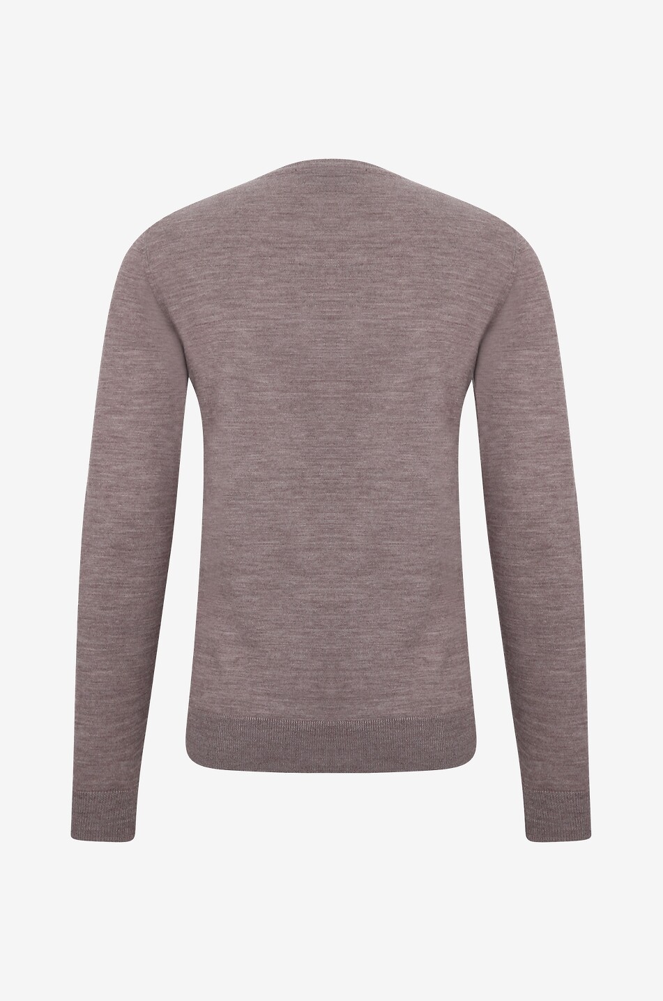 Rundhalspullover aus extrafeiner Merinowolle