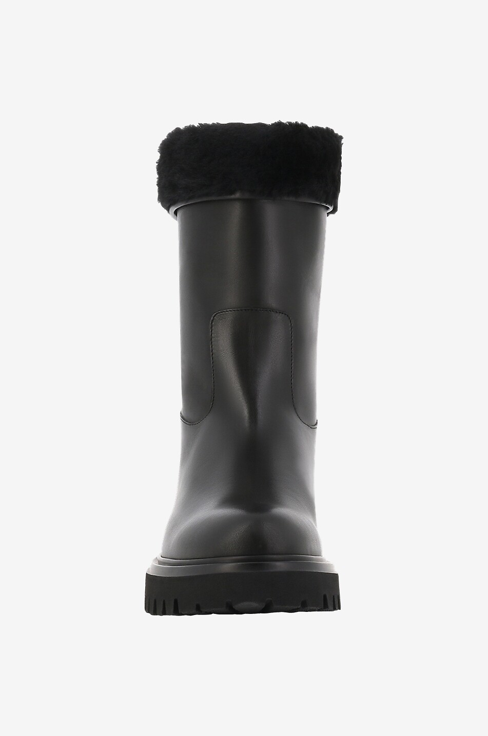 Stiefeletten aus Leder und Shearling Wiki