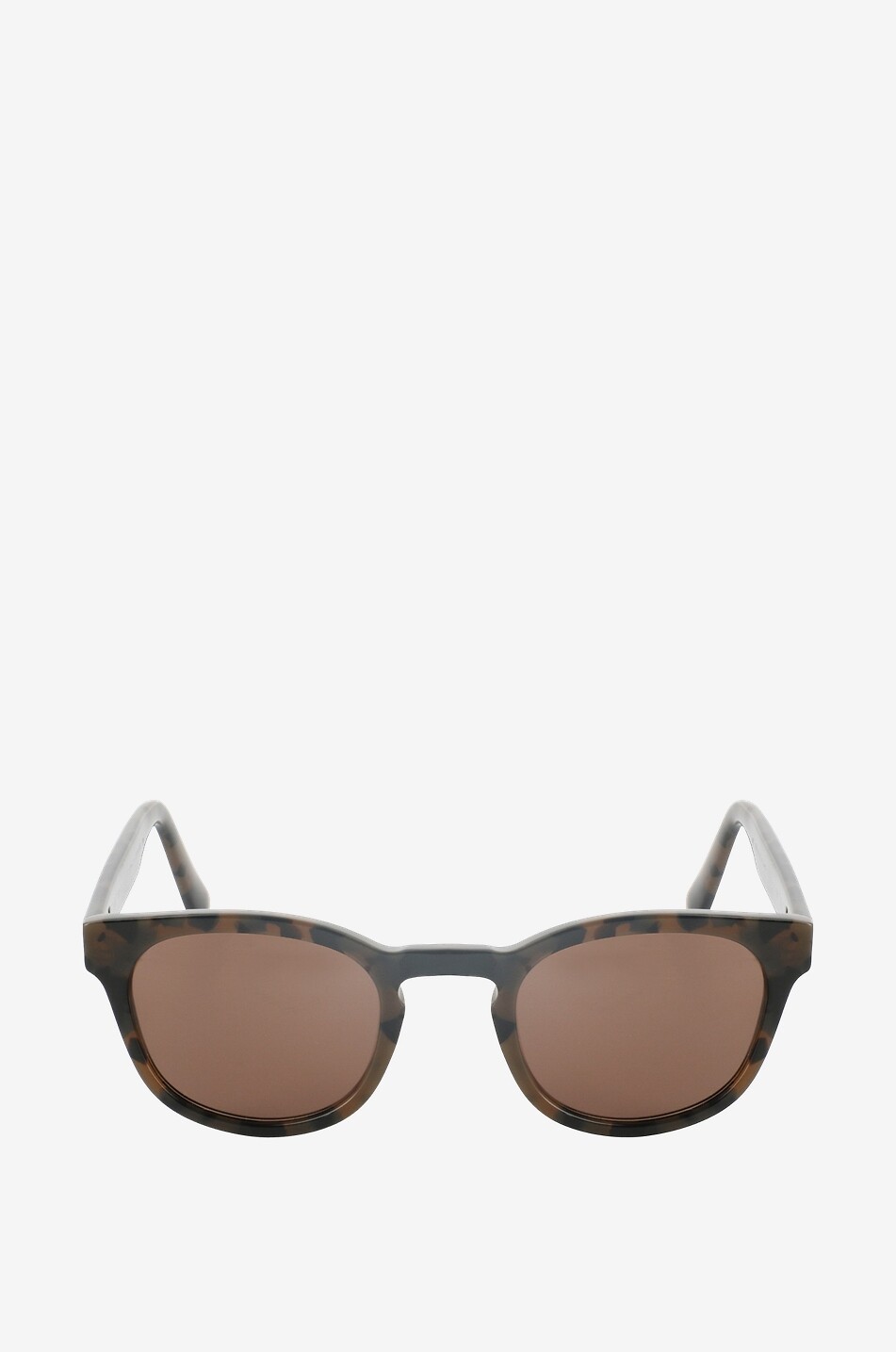 VIU The Gambit round acetate sunglasses Men LIGHT TORTOISE 1