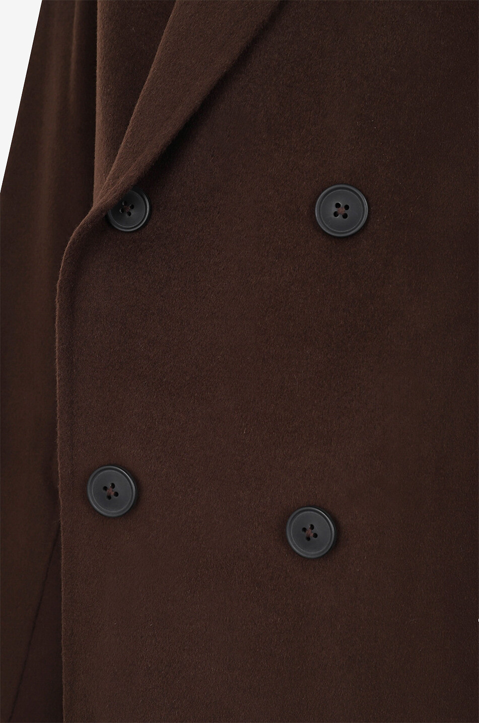 LOULOU STUDIO Manteau en laine et cachemire Borneo Femme MARRON 3