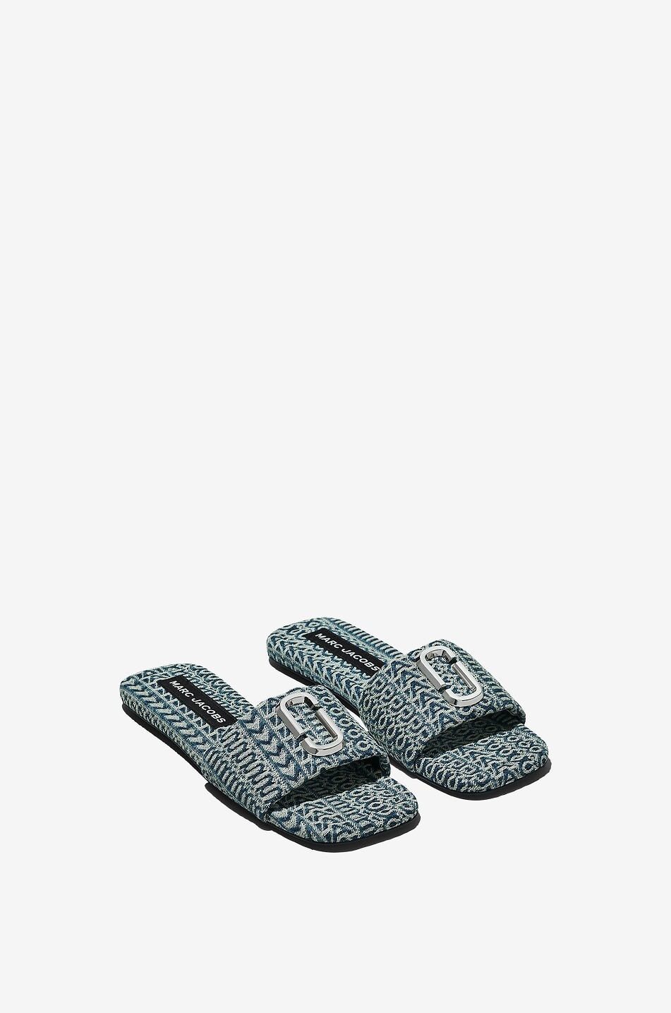 The J Marc Denim Sandal flat mules