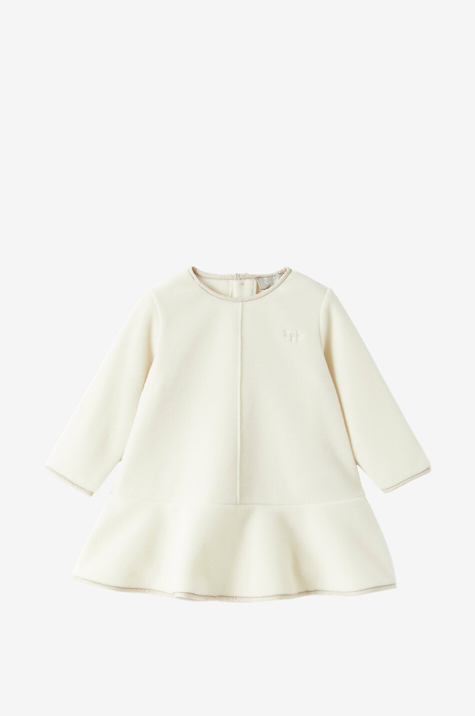 IL GUFO Baby-Kleid aus Fleece Baby BEIGE 1