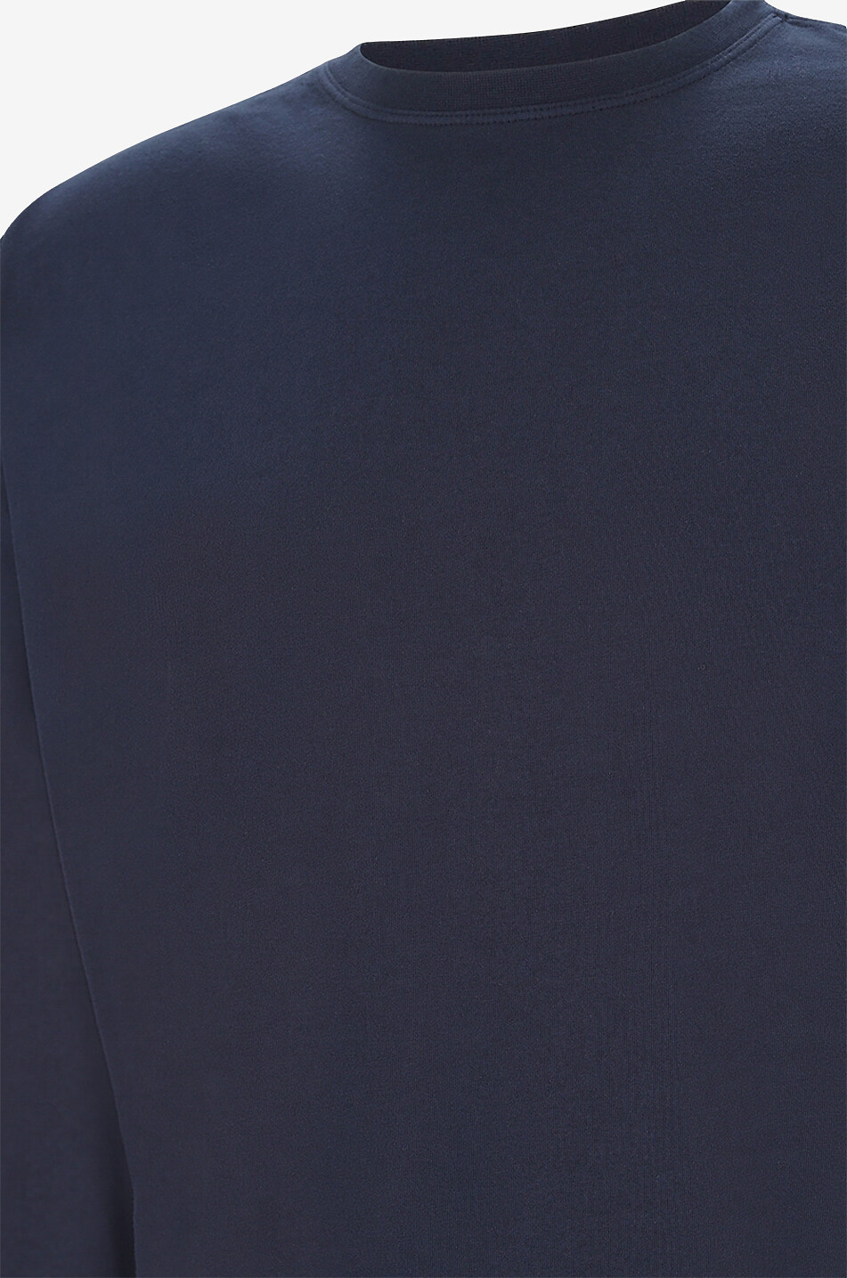 04651/ Langärmeliges T-Shirt aus Baumwolle Oyster Jersey Tee Herren DUNKELBLAU 3