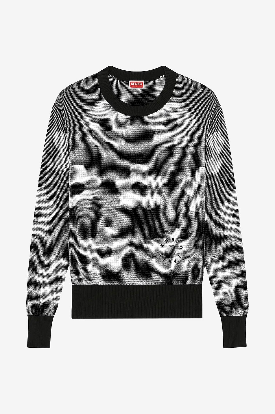 Flower Spot round neck jumper