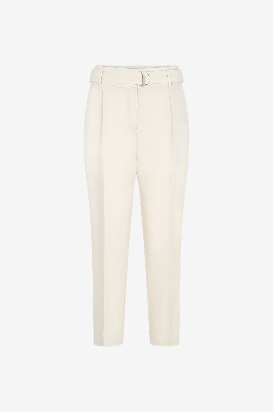 Fred wool twill carrot trousers