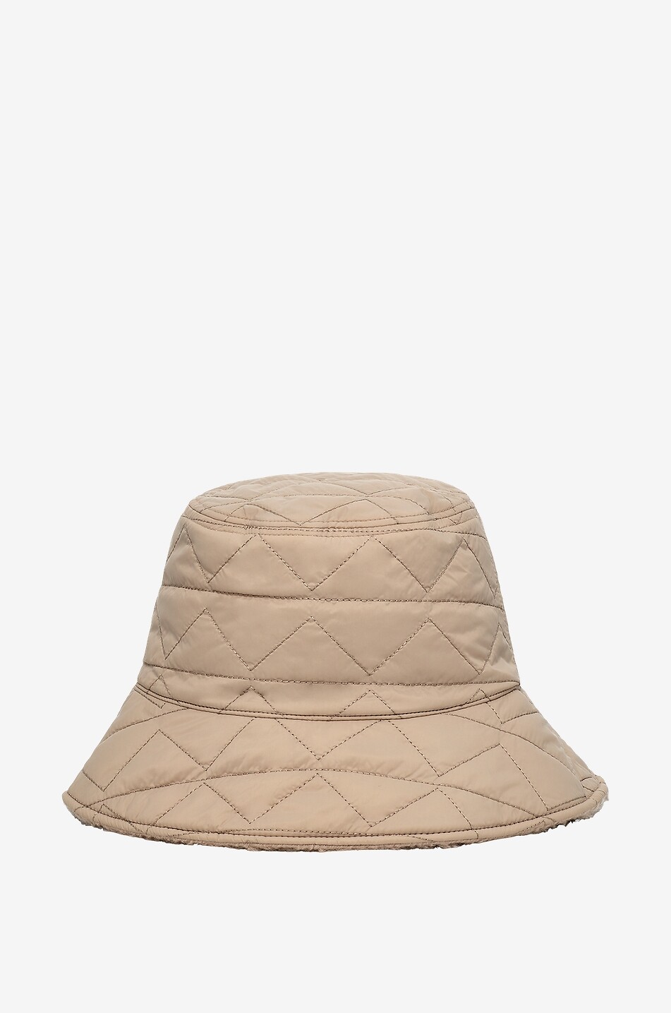 UGG Reversible nylon and sherpa bucket hat Women Light beige 2