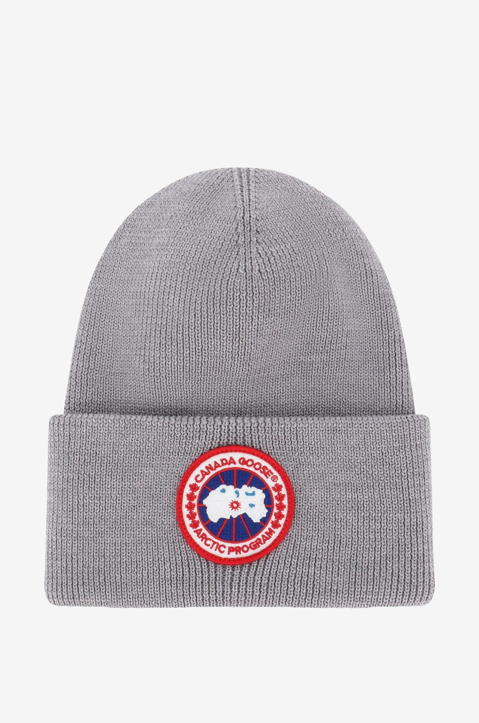 Artic wool beanie with logo patch