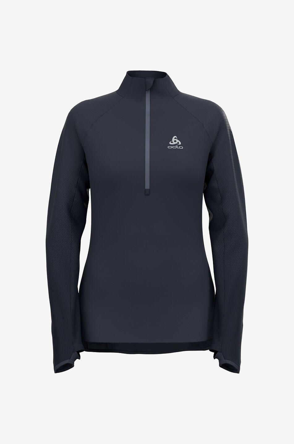 Zeroweight half-zip long-leeved running top