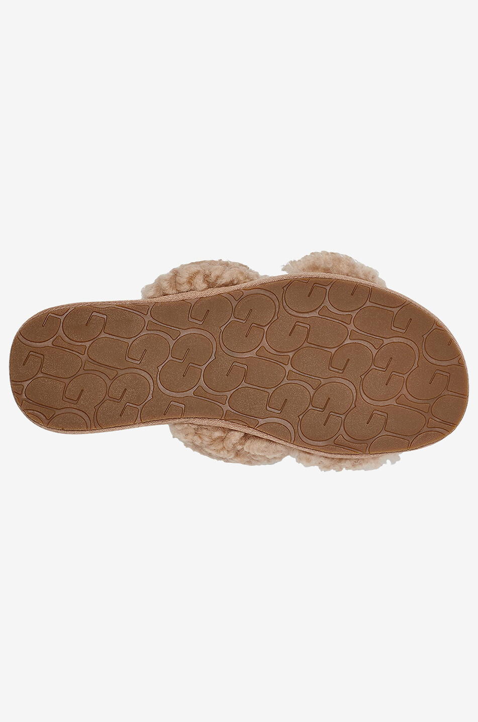 UGG W Maxi Curly Scuffetta open slides Women BEIGE 7