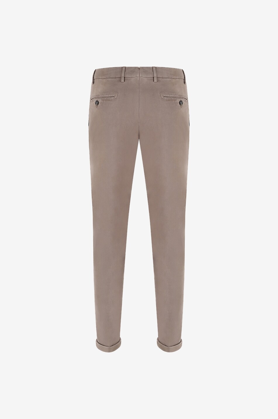B SETTECENTO Pantalon chino slim en coton Homme MARRON 2
