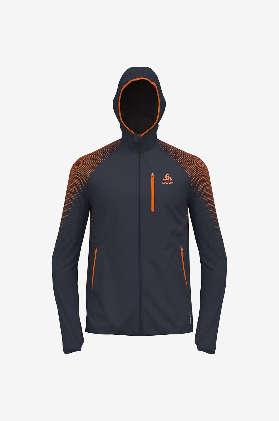 ODLO Ski-Midlayer mit Kapuze X-Alp Performance Knit Herren DUNKELGRAU 1