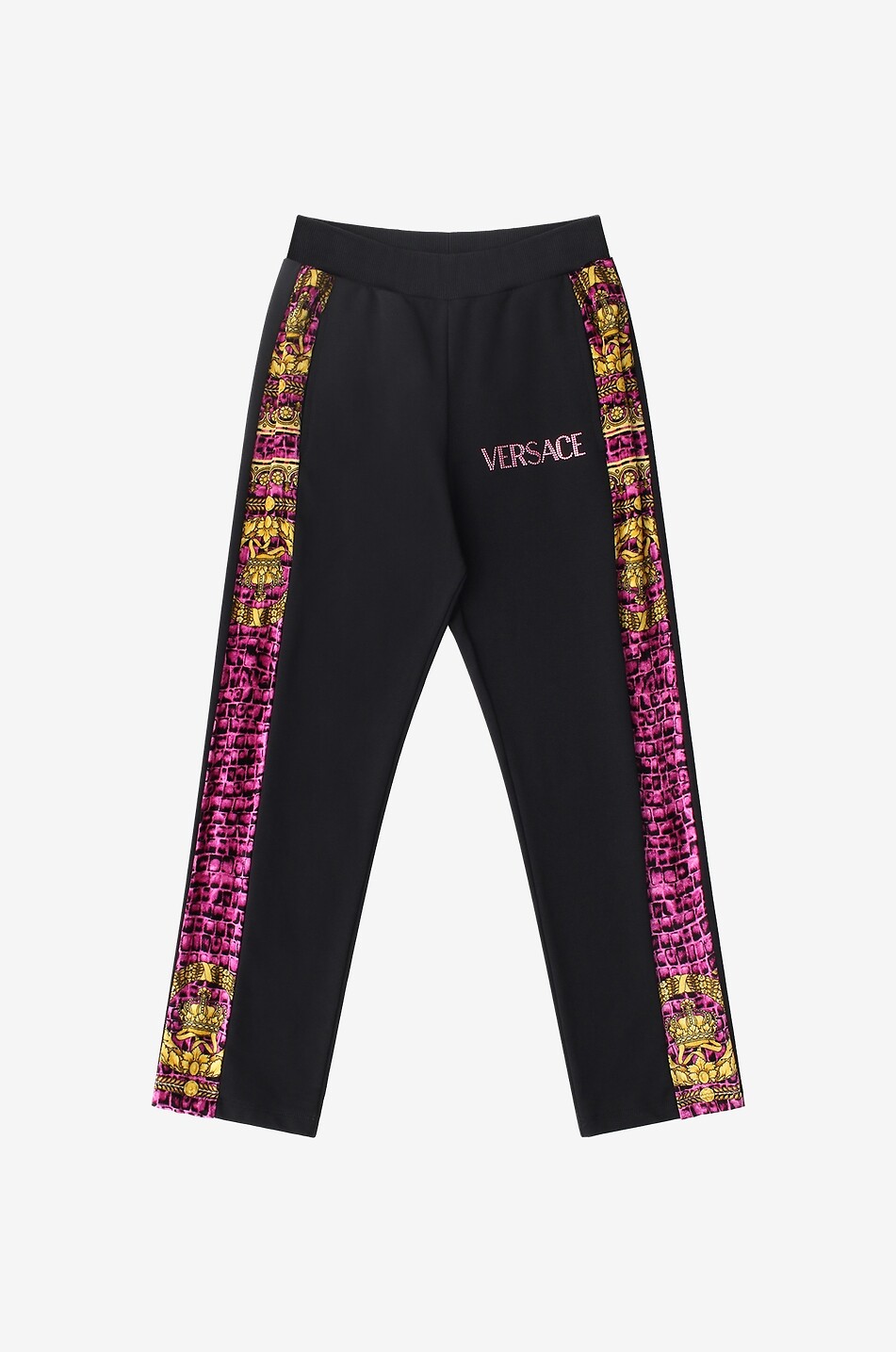 Mädchen-Baumwoll- und Samtjogginghose Baroccodile