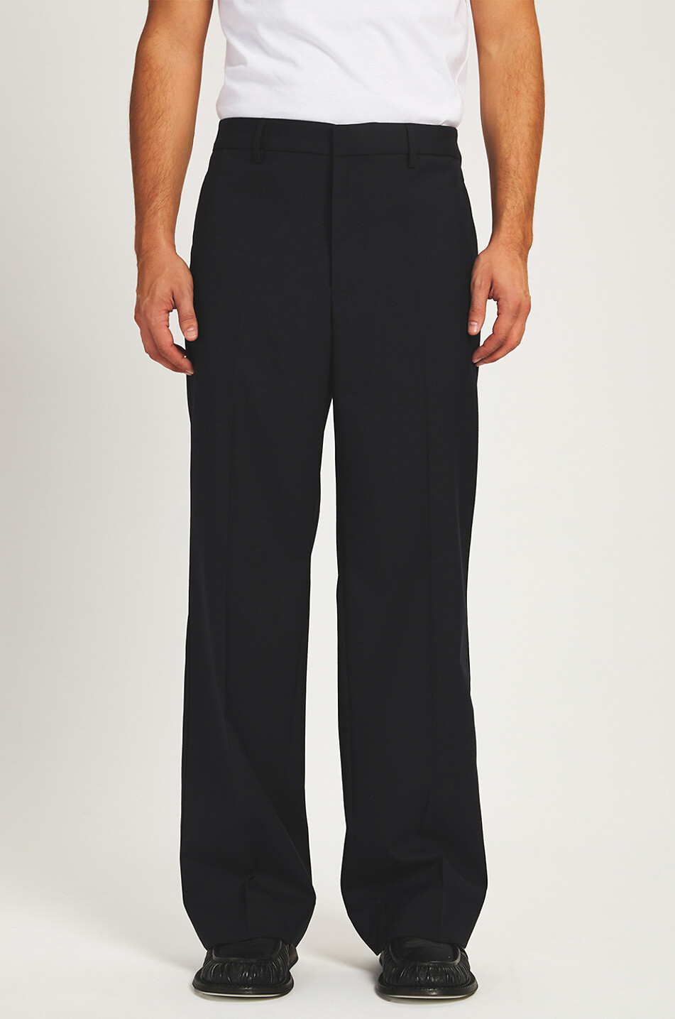 Delfo Soro straight-leg wool trousers