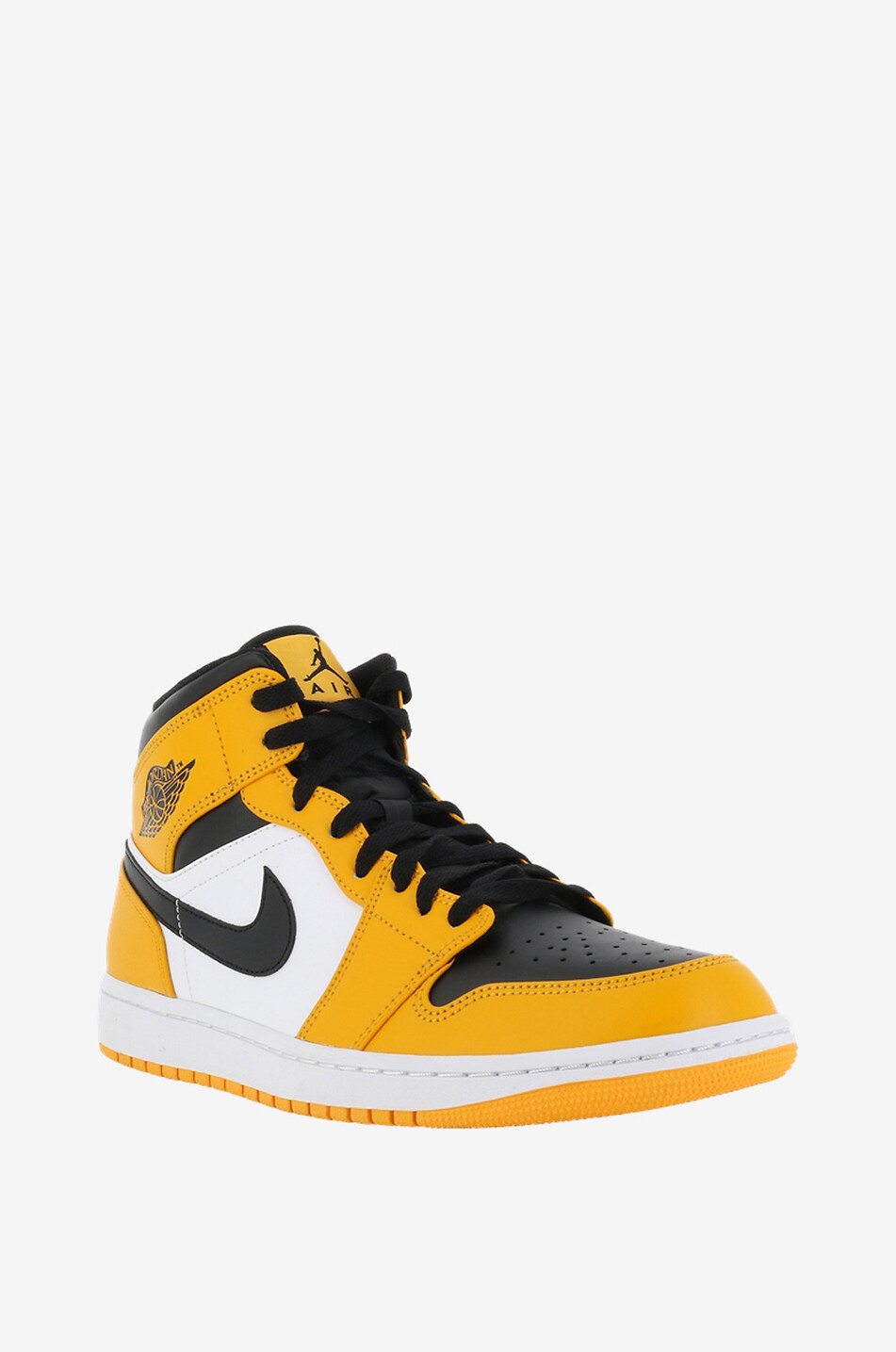 NIKE Baskets montantes tricolores Air Jordan 1 Mid Homme JAUNE 1