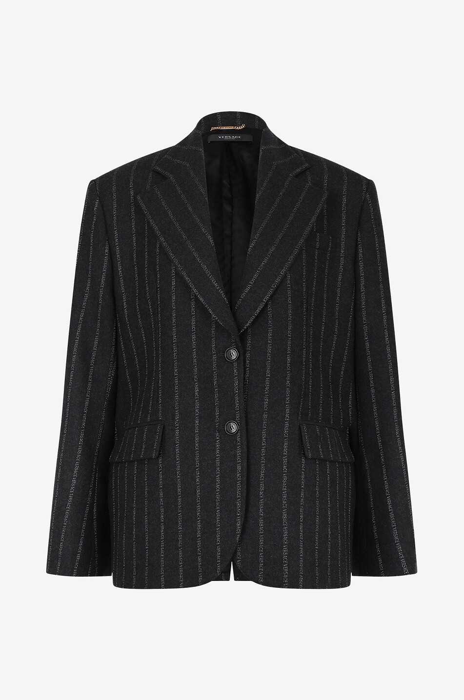 Virgin wool and cotton blazer