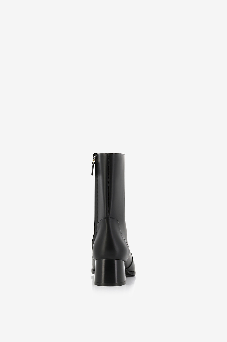 STUART WEITZMAN Glattlederstiefeletten mit Absatz Nola Zip 45 Damen SCHWARZ 4