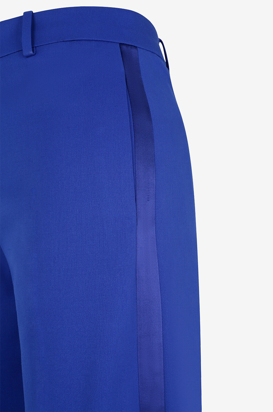 THE ATTICO Jagger virgin wool straight leg trousers Women BLUE 3