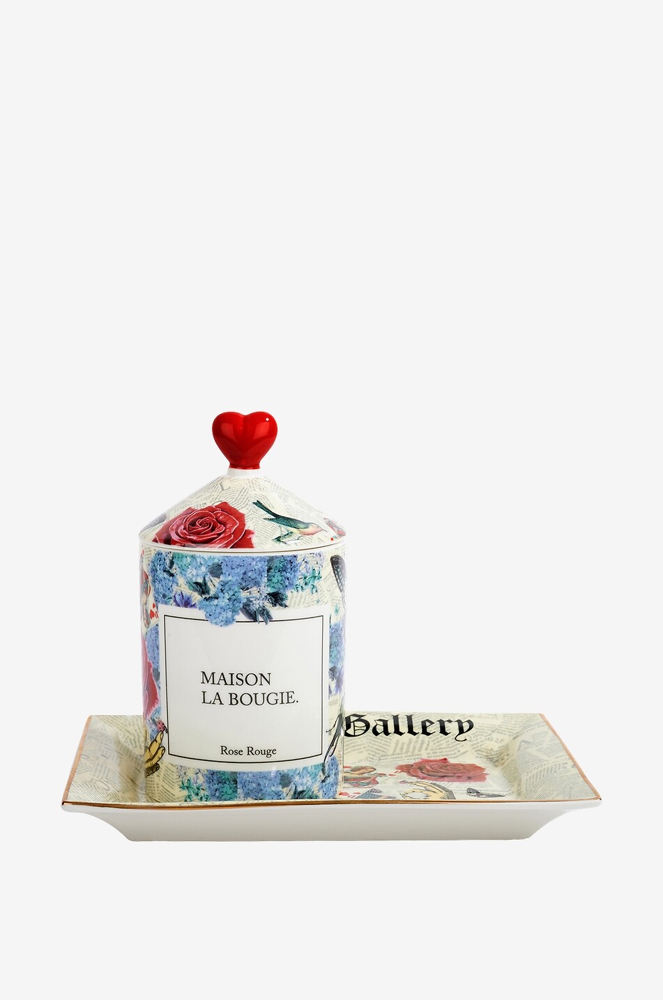 MAISON LA BOUGIE Vide-poche en céramique Miracle Gallery Rose Rouge Maison BLANC 3