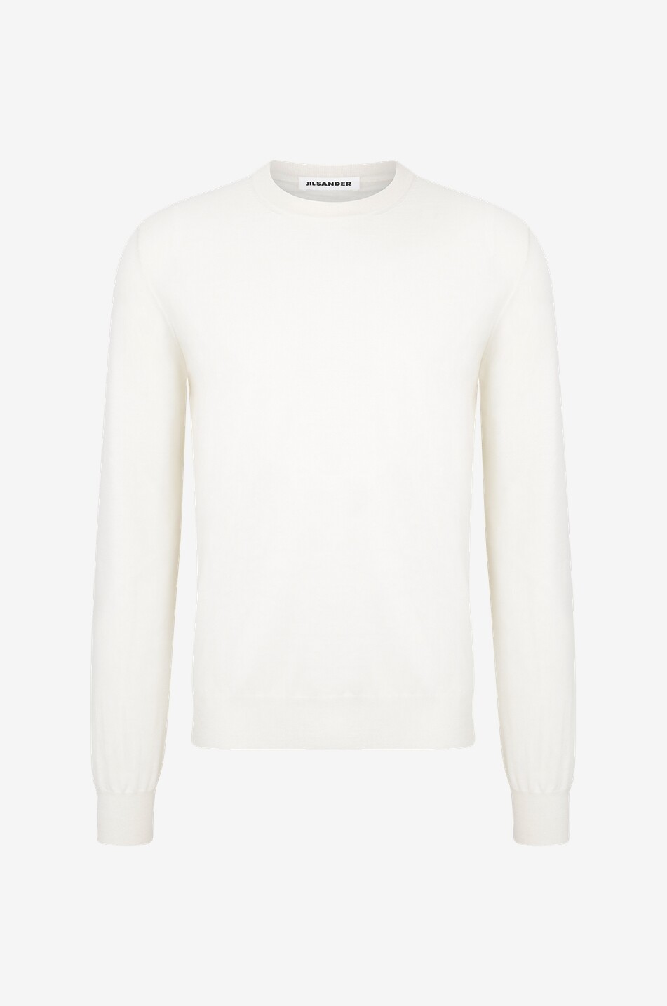 Superfine wool crewneck jumper