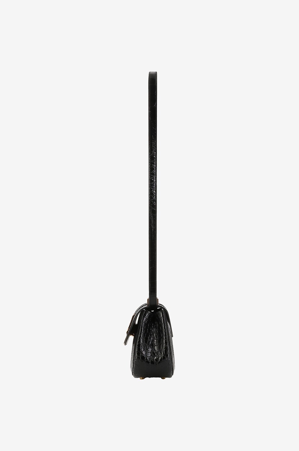 VERSACE Handtasche in Krokooptik Greca Goddess Mini Damen SCHWARZ 4