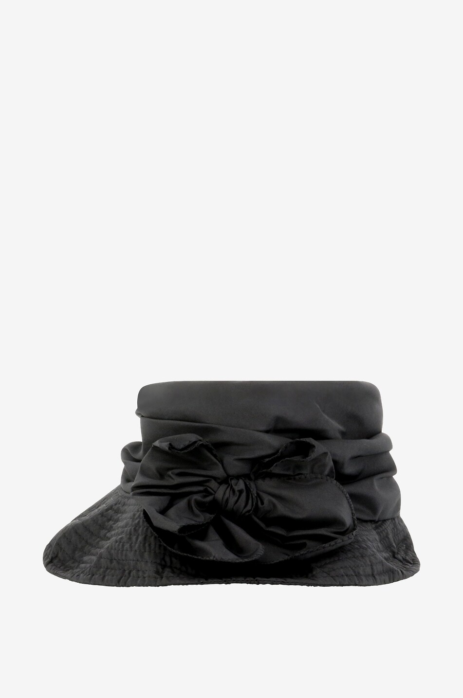 GREVI Chapeau en nylon à noeud Femme NOIR 2