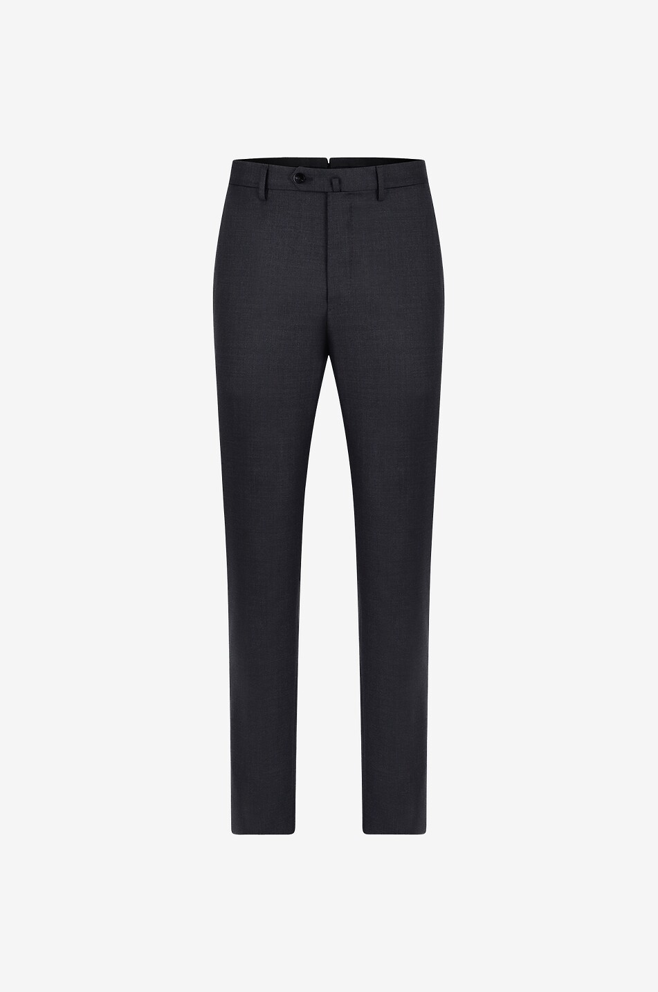 Slim-fit wool trousers