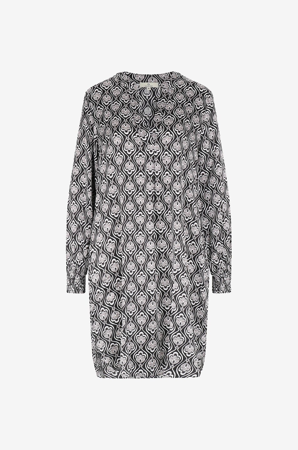 Robe courte en soie Carmine