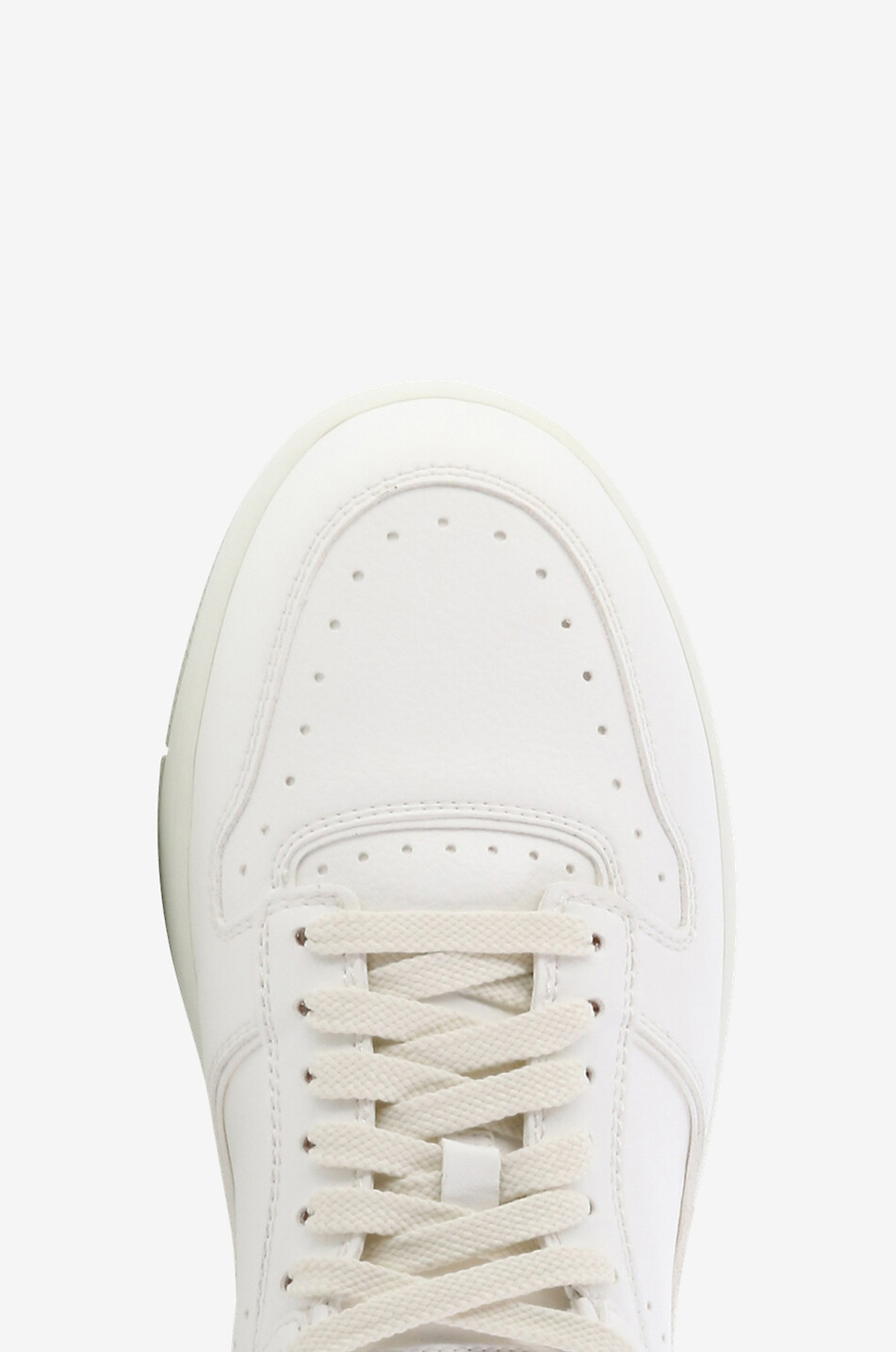 SANTONI Baskets basses unies en cuir Sneak-Air Homme BLANC 5