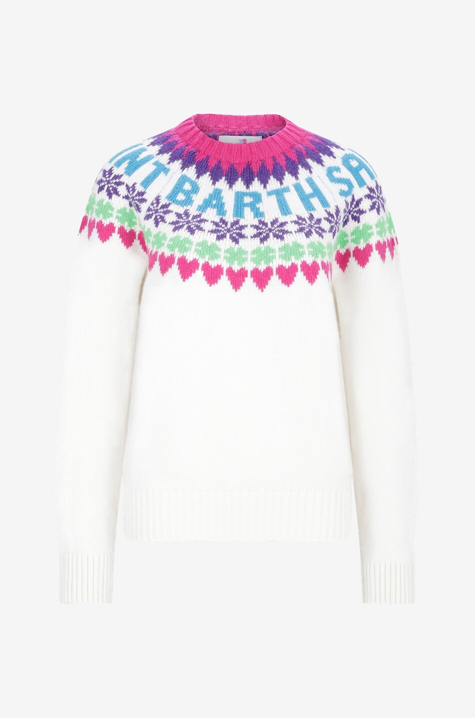 Pull jacquard à col rond New Queen Nordic Elements