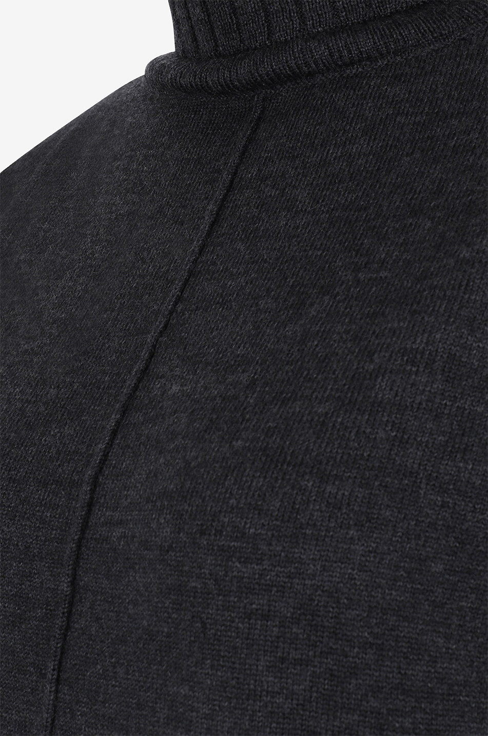 HANA SAN Robe pull courte en laine mérinos Lotta Femme GRIS FONCÉ 7