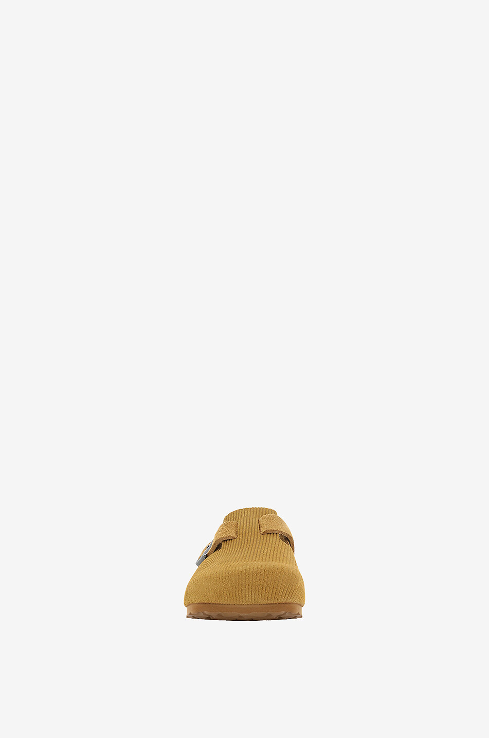 BIRKENSTOCK Sabots en daim effet velours côtelé Boston Homme MARRON 2