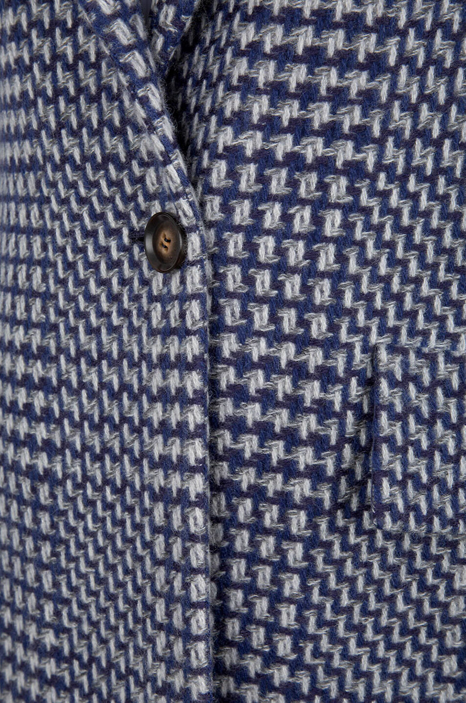 Oversize-Kaschmirmantel mit Motiv